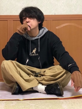 関節のパニックさん（メンズ・175cm）の冬コーディネート