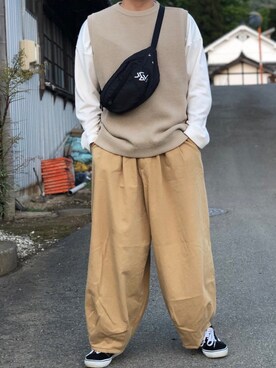 関節のパニックさん（メンズ・175cm）の春コーディネート