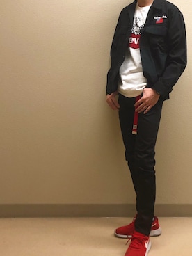 УЦТА♛さん（メンズ・177cm）の春コーディネート