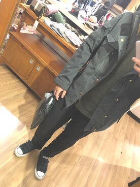 「BRAPPERS（ブラッパーズ）のアイテム」を使った、吳大宇さん（メンズ・170cm）の春コーディネート