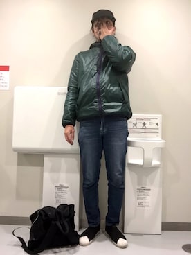 「便所」｜下痢便太郎時貞さん（メンズ・175cm）の春コーディネート