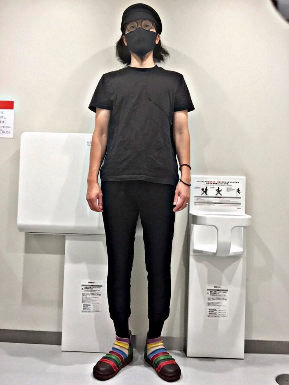 「Tバック」｜「ドン・キホーテのアイテム（トップス、ホワイト系）」を使った、下痢便太郎時貞さん（メンズ・175cm）の夏コーディネートの1枚目の写真