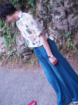 「OLIVE des OLIVE（オリーブデオリーブ）のアイテム」を使った、morikoさん（メンズ・164cm）の春コーディネート