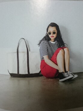 「mina（ミーナ）のアイテム」を使った、yさん（レディース・164cm）の秋コーディネート