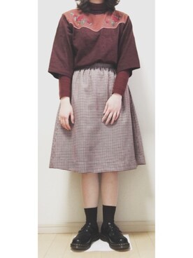 「w closet」｜「アイテム（その他シューズ）」を使った、taroさん（レディース・156cm）の冬コーディネート