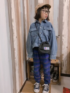 mcmong.さん（キッズ・133cm）の冬コーディネート