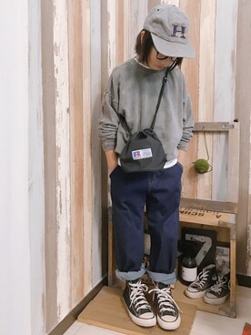 mcmong.さん（キッズ・130cm）の冬コーディネート