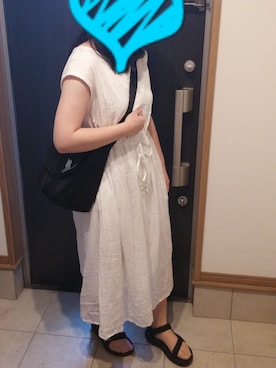 「tocco（トッコ）のアイテム（ワンピース/ドレス）」を使った、くーさん（レディース・156cm）の夏コーディネート