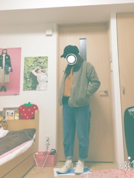 「SM2（エスエムツー）のアイテム（その他アウター）」を使った、のじょみさん（レディース・152cm）の冬コーディネート