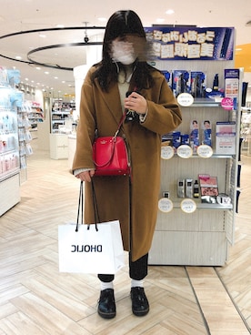 「niko and...（ニコアンド）のアイテム（トレンチコート）」を使った、mianhaeさん（レディース・161cm）の冬コーディネート