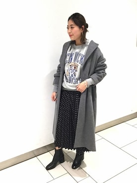 モッサビーバーロングコート_#を使ったショップスタッフの人気 ...