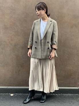 JOURNAL STANDARD吉祥寺LADY'S スタッフさん(レディース・156cm)の秋コーディネート