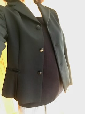 「COMME des GARCONS COMME des GARCONS（コムデギャルソンコムデギャルソン）のアイテム（ジャケット/アウター）」を使った、Meg Iwamotoさん（レディース・163cm）の秋コーディネート