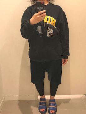 「FACETASM（ファセッタズム）のアイテム（バッグ）」を使った、Meg Iwamotoさん（レディース・163cm）の春コーディネート