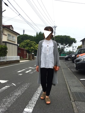 「マーガレット・ハウエル(MARGARET HOWELL)」｜「アイテム（財布/小物）」を使った、Umechiさん（レディース・148cm）の春コーディネート