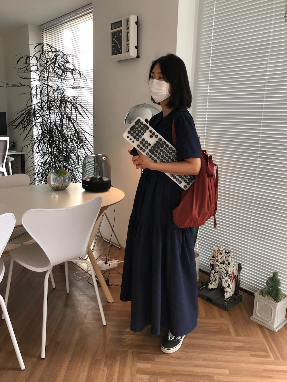「korean fashion、blankof、korea」｜「byeunoiaのアイテム（ドレス、その他）」を使った、suyeon  @suyeonnnneさん（レディース・160cm）の秋コーディネートの1枚目の写真