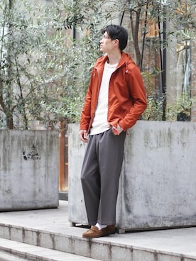 「417 by EDIFICE」｜「アイテム（ブルゾン）」を使った、MITTYさん（メンズ・175cm）の秋コーディネート