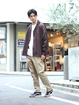 「KIIT（キート）のアイテム」を使った、MITTYさん（メンズ・175cm）の秋コーディネート