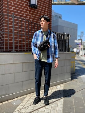 「GREGORY（グレゴリー）のアイテム」を使った、MITTYさん（メンズ・176cm）の春コーディネート