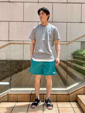 「417 EDIFICE（フォーワンセブンエディフィス）のアイテム（タンクトップ）」を使った、MITTYさん（メンズ・176cm）の夏コーディネート