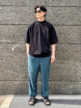 「417 EDIFICE（フォーワンセブンエディフィス）のアイテム（財布/小物）」を使った、MITTYさん（メンズ・176cm）の夏コーディネート