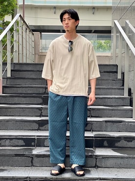 「417 EDIFICE（フォーワンセブンエディフィス）のアイテム（財布/小物）」を使った、MITTYさん（メンズ・176cm）の夏コーディネート