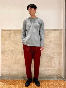 「ノースフェイス」｜MITTYさん（メンズ・176cm）の秋コーディネート