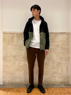 「417 EDIFICE（フォーワンセブンエディフィス）のアイテム（マウンテンパーカー）」を使った、MITTYさん（メンズ・176cm）の秋コーディネート