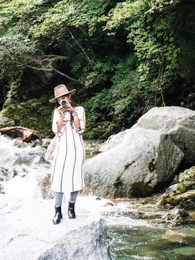 「ulla johnson（ウラジョンソン）のアイテム」を使った、YUUKIさん（レディース・159cm）の秋コーディネート