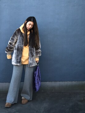 YUUKIさん（レディース・159cm）の冬コーディネート