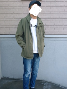 りょーじさん（メンズ・180cm）の春コーディネート