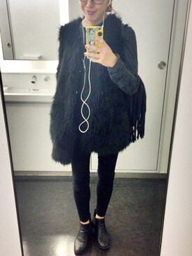 「asos（エイソス）のアイテム」を使った、Asami Shigetaさん（レディース・158cm）の秋コーディネート