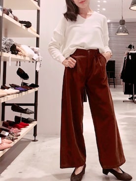 Asami Shigetaさん(レディース・158cm)の秋コーディネート