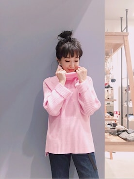 Asami Shigetaさん（レディース・158cm）の秋コーディネート