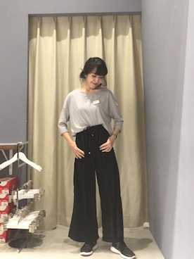 Asami Shigetaさん（レディース・158cm）の春コーディネート