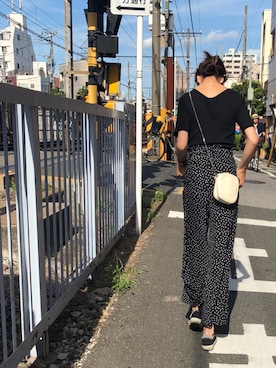 Asami Shigetaさん（レディース・158cm）の夏コーディネート