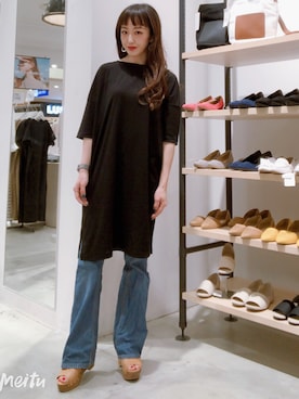 Asami Shigetaさん（レディース・158cm）の春コーディネート