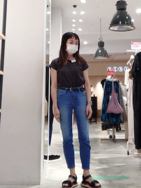 Asami Shigetaさん（レディース・158cm）の夏コーディネート