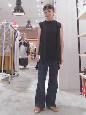 Asami Shigetaさん(レディース・158cm)の夏コーディネート