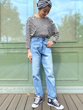 Asami Shigetaさん（レディース・158cm）の秋コーディネート