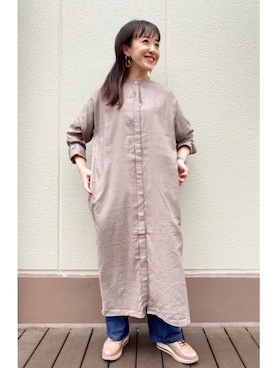 Asami Shigetaさん（レディース・158cm）の秋コーディネート