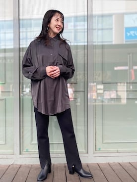 「アメリカンホリック」｜Asami Shigetaさん（レディース・158cm）の冬コーディネート