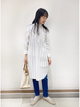 Asami Shigetaさん（レディース・158cm）の春コーディネート