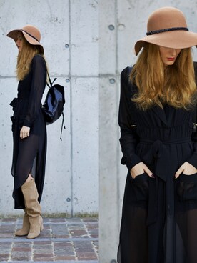 「shein」｜Ruxandra Ioanaさん（レディース）の秋コーディネート