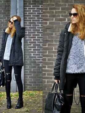 「shein」｜Ruxandra Ioanaさん（レディース）の秋コーディネート