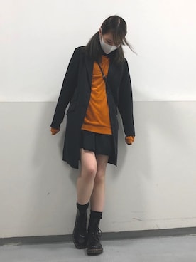 「ZARAワンピース」｜なっつさん（レディース・164cm）の秋コーディネート