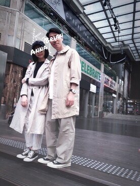 「MARGARET HOWEEL」｜「アイテム（アナログ腕時計）」を使った、Seanさん（メンズ・174cm）の春コーディネート