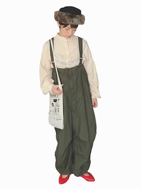 「カーキパンツ」｜Chii🌈さん（レディース・155cm）の秋コーディネート