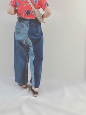 「アロハ部2018」｜Chii🌈さん（レディース・155cm）の夏コーディネート