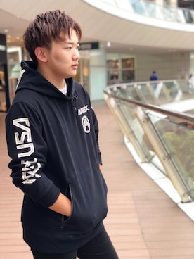 「ストリート系」｜れーやさん（メンズ・176cm）の秋コーディネート